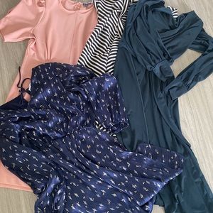 4 dresses lot sale size Medium mini & midi dress express and H&M women’s fashion